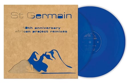 St Germain 10th Anniversary African Project Remixes Plak Mavi Vinyl 2x LP