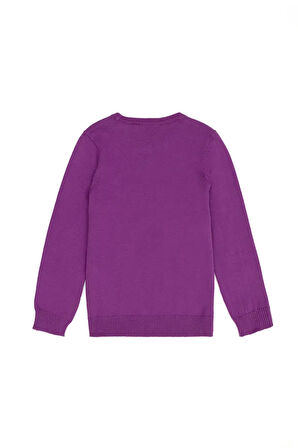 Kız Çocuk Violet Basic Kazak 50269399-vr203