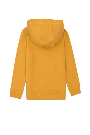 Çocuk Hardal Basic Kapüşonlu Sweatshirt 50269424-VR072