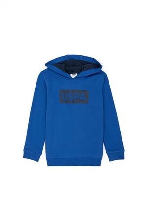 Çocuk Hardal Basic Kapüşonlu Sweatshirt 50269424-VR072