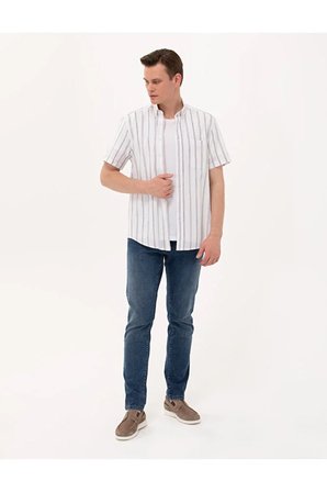  Comfort Fit Kısa Kollu Gömlek 50269430-VR033