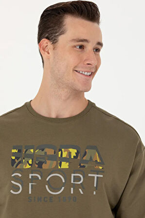 Erkek Haki Sweatshirt 50270739-VR027