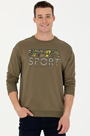 Erkek Haki Sweatshirt 50270739-VR027