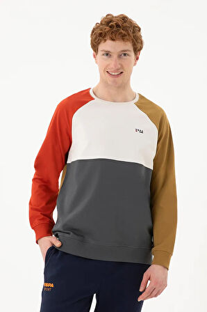 Erkek Açık Haki Sweatshirt 50270756-VR183