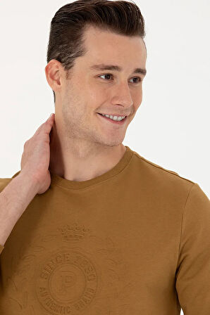 Erkek Açık Haki Sweatshirt 50270803-VR183