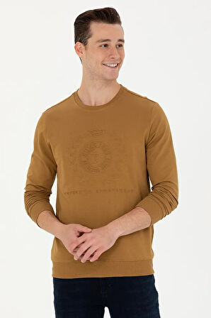 Erkek Açık Haki Sweatshirt 50270803-VR183