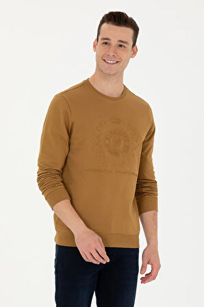 Erkek Açık Haki Sweatshirt 50270803-VR183