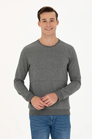 Erkek Antrasit Melanj Sweatshirt 50270803-VR081