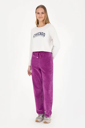 Kadın  Bisiklet Yaka Sweatshirt 50271650-VR049