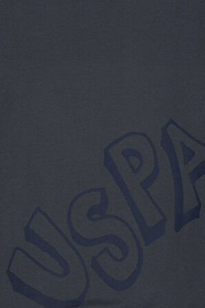Çocuk Antrasit Basic Bisiklet Yaka Sweatshirt 50274409-VR006