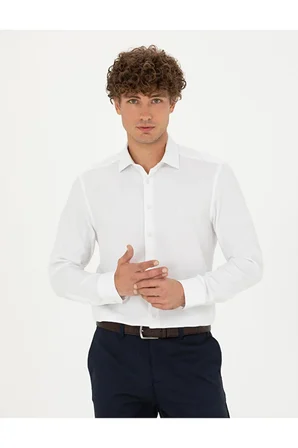  Slim Fit Uzun Kollu Gömlek 50275684-VR013