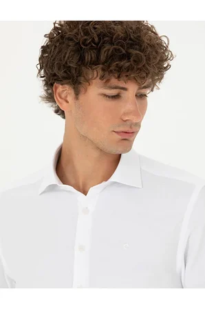  Slim Fit Uzun Kollu Gömlek 50275517-VR013