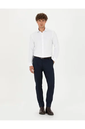  Slim Fit Uzun Kollu Gömlek 50275517-VR013