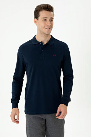 Erkek Lacivert Basic Sweatshirt 50276314-VR033