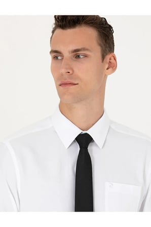  Regular Fit Uzun Kollu Basic Gömlek 50277763-VR013