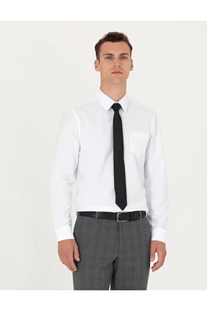  Regular Fit Uzun Kollu Basic Gömlek 50277763-VR013