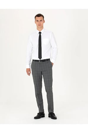  Regular Fit Uzun Kollu Basic Gömlek 50277763-VR013