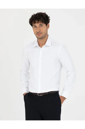  Slim Fit Uzun Kollu Gömlek 50277784-VR013