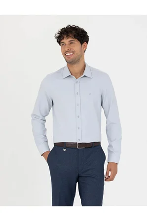  Slim Fit Uzun Kollu Gömlek 50277784-VR024