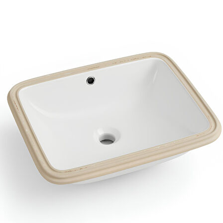 Turavit Hilton Kare Tezgâh Altı Lavabo 41x52 cm 5027