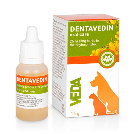 PETLOVEBUTİK Dentavedin 20ml Kedi Köpekler İçin Ağız Kokusu Önleyici Ve Tartar Engelleyici