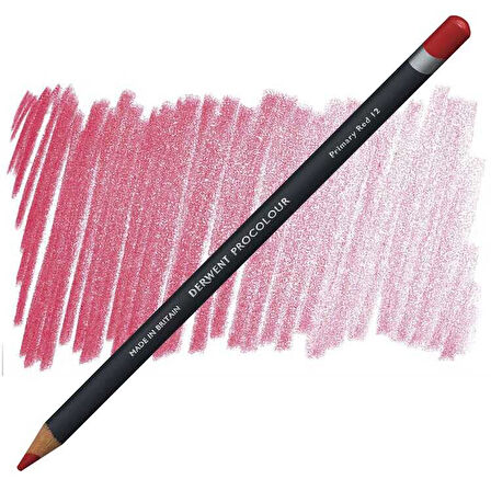 Derwent Procolour Kuru Boya Kalemi  12 Primary Red