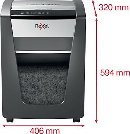 Rexel Momentum X420 Evrak İmha Makinesi