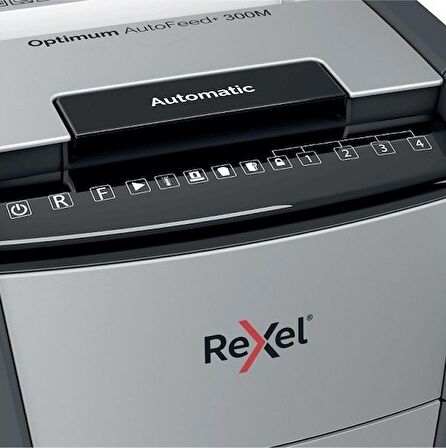 Rexel Optimum Autofeed 300M Otomatik Mikro Kesim Evrak İmha Makinesi