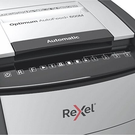 Rexel Optimum Autofeed 600M Otomatik Mikro Kesim Evrak İmha Makinesi