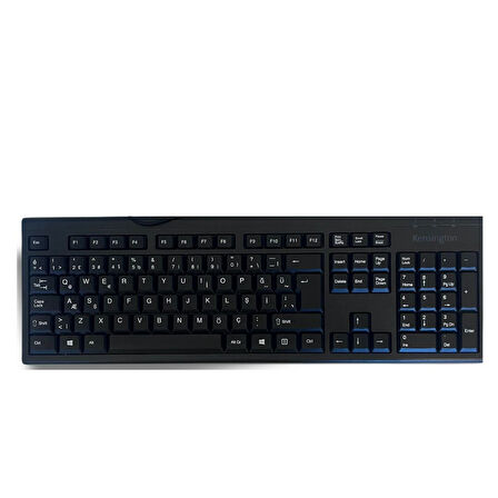 Kensington KB100 EQ Kablolu Tam Boy Türkçe Klavye Sürdürülebilir Seçim K63727TR