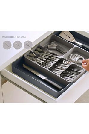Joseph Joseph 85166 DrawerStore Genişleyen Çatal Gereç ve Alet Düzenleyici