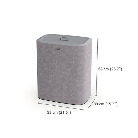 Joseph Joseph Tota 90 L Trio 3 Bölmeli Çamaşır Ayırma Sepeti