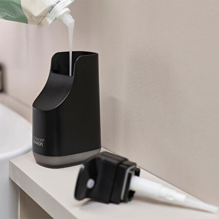 Joseph Joseph Slim Kompakt Sıvı Sabunluk Mat Siyah