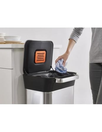 Joseph Joseph 30030 Titan 30 Litre Paslanmaz Çelik Çöp Kovası