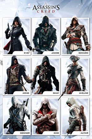 ASSASSINS CREED COMPILATION MAXI POSTER (İTHAL)