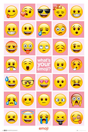 EMOJI KNOW YOUR EMOJI MAXI POSTER (İTHAL)