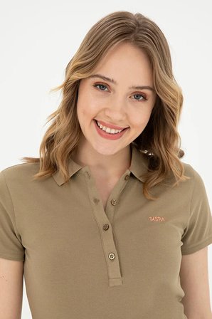 Kadın  Basic Polo Yaka Tişört 50285846-VR027