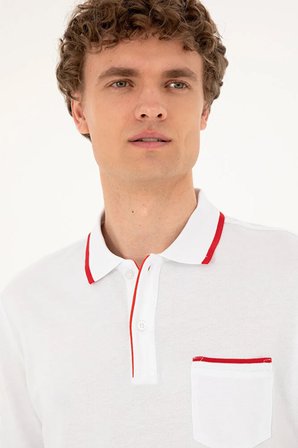 Erkek Regular Fit Polo Yaka  Tişört 50287108-VR013