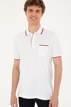 Erkek Regular Fit Polo Yaka  Tişört 50287108-VR013