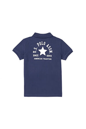 Erkek Çocuk Lacivert Polo Yaka Tişört 50288123-VR033