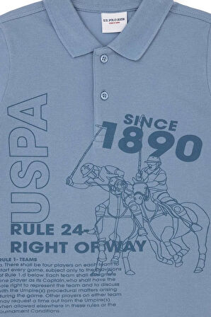 Erkek Çocuk İndigo Polo Yaka Tişört 50288126-VR028