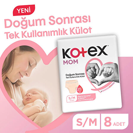 Kotex Mom Doğum Sonrası Emici Külot S/M (8X6)