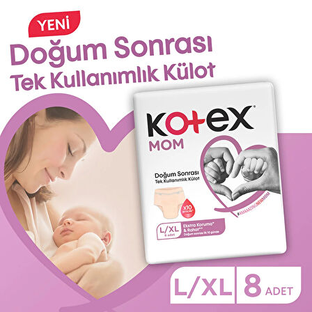Kotex Mom Doğum Sonrası Emici Külot L/XL (8x6 )