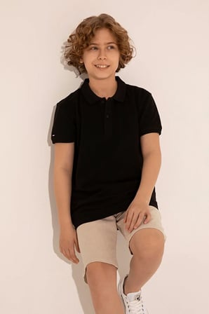 Erkek Çocuk  Basic Polo Yaka Tişört 50292129-VR046