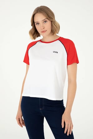 Kadın  Bisiklet Yaka Tişört 50294759-VR020