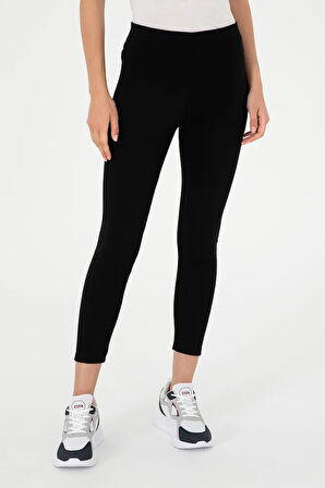 Kadın Siyah Tayt 50296888-vr046