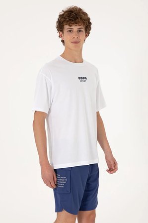 Erkek Comfort Fit Bisiklet Yaka  Tişört 50299970-VR013