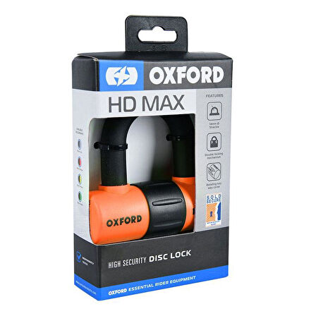 Oxford Motosiklet HD MaX Disk Kilidi 14mm LK312 