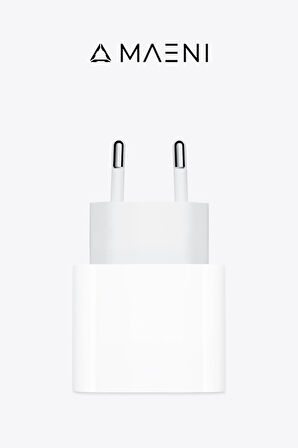 20W Hızlı Şarj USB-C Güç Adaptörü + USB-C Lightning Şarj Kablosu (1 M)