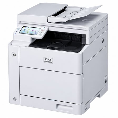 OKI MC554dn A4 Renkli Lazer Tarayıcı Fotokopi Faks Duplex Network 32ppm Çok Fonksiyonlu Yazıcı